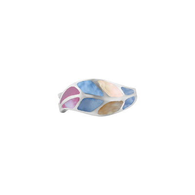 Mosaic Petal Silver Ring - Flâneur Global® | FG | 925 Fine Silver Jewelry & Accessories