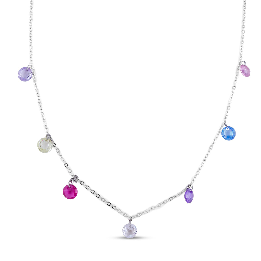Multicolor Crystal Bead Necklace