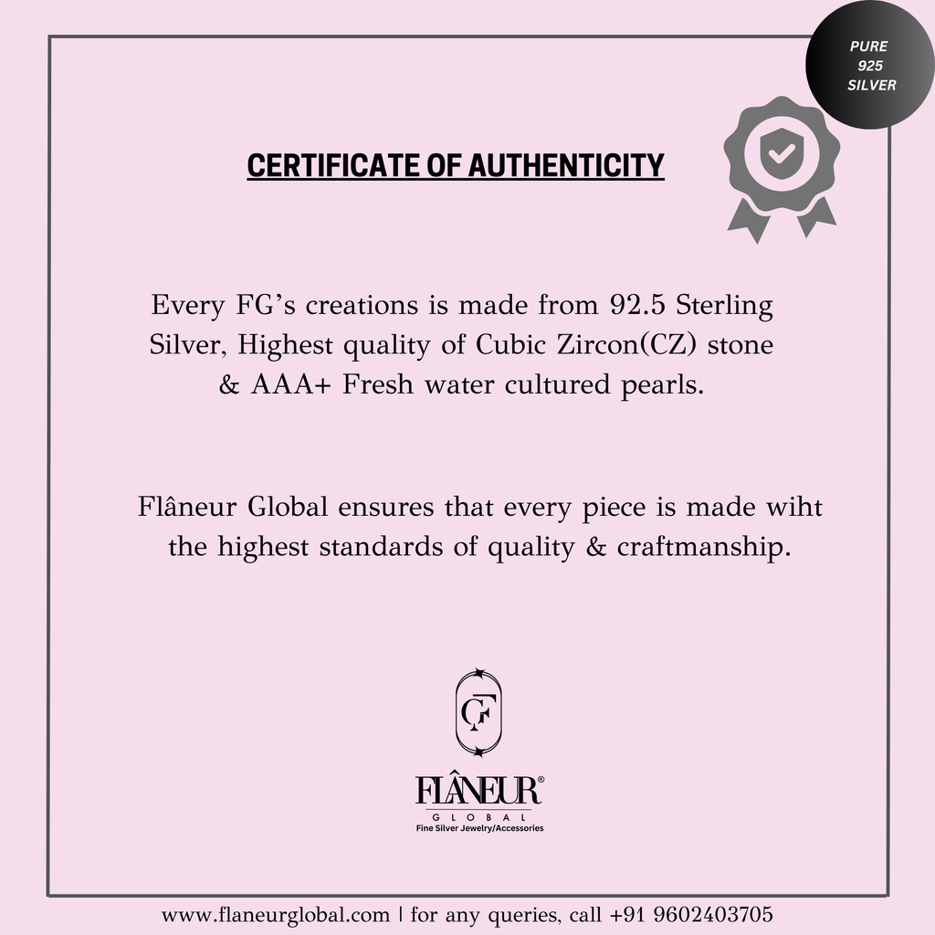 Silver Sterling CZ Hoop Drop Earrings - Flâneur Global® | FG | 925 Fine Silver Jewelry & Accessories