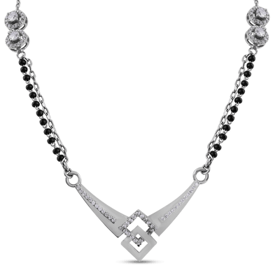 GeoGrace Mangalsutra – Dual Chain Modern Elegance