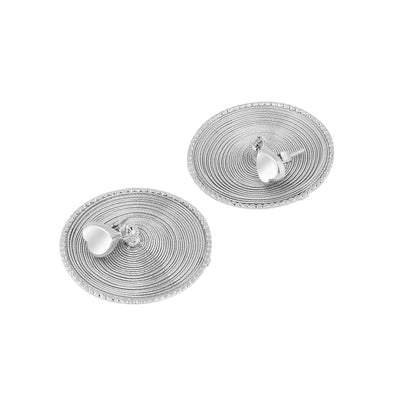 Heart Stud Conical Wire Loop Earrings - Flâneur Global® | FG | 925 Fine Silver Jewelry & Accessories