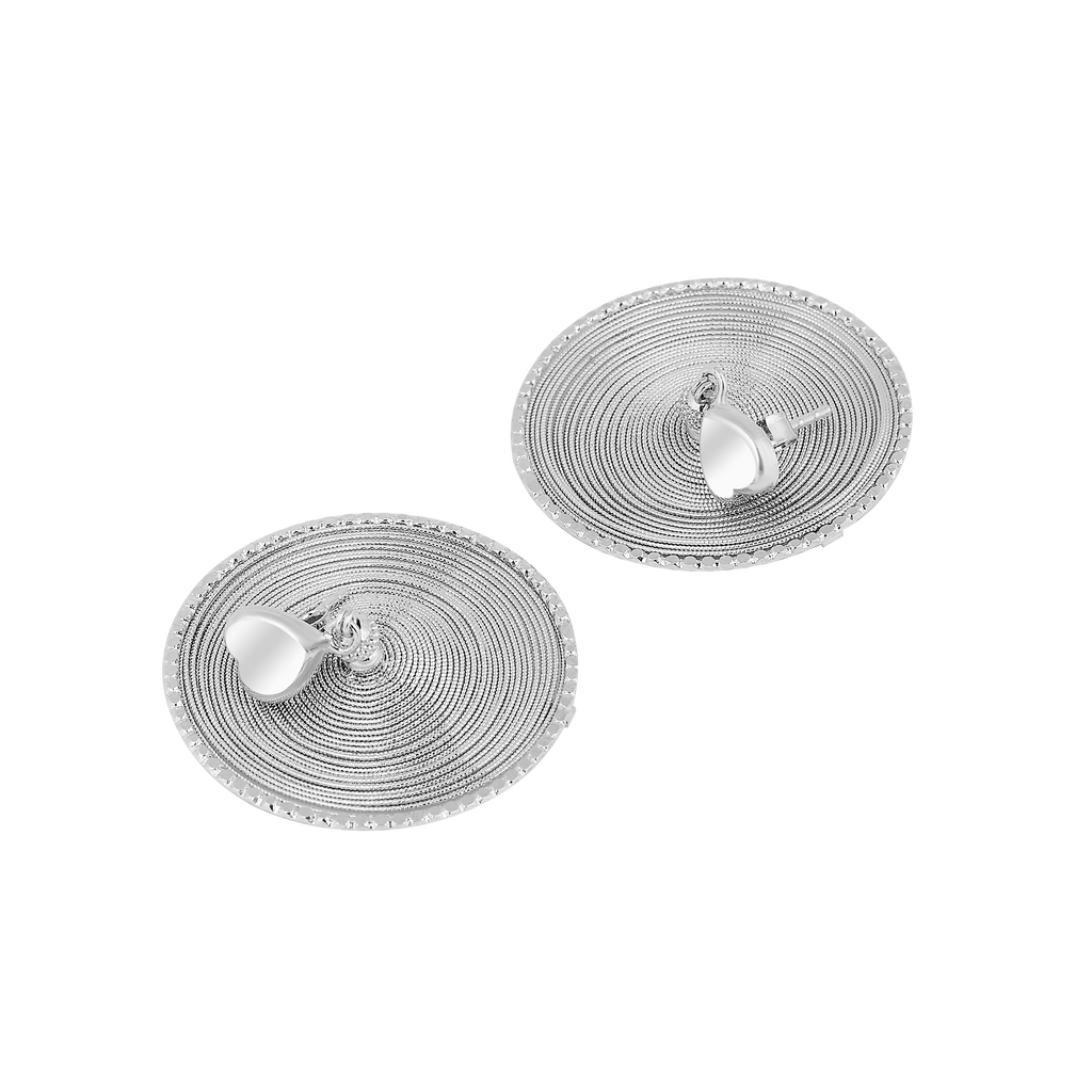 Heart Stud Conical Wire Loop Earrings - Flâneur Global® | FG | 925 Fine Silver Jewelry & Accessories