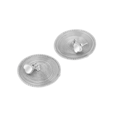 Heart Stud Conical Wire Loop Earrings - Flâneur Global® | FG | 925 Fine Silver Jewelry & Accessories