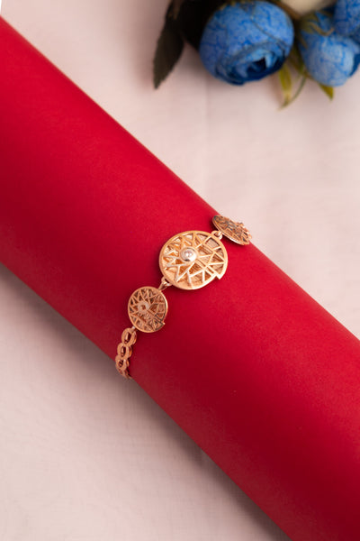 Gold Diamond Geometric Bracelet