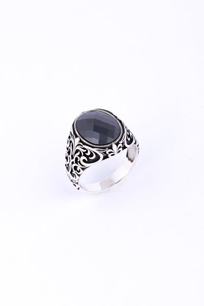 Black Onyx Signet Ring - Flâneur Global® | FG | 925 Fine Silver Jewelry & Accessories