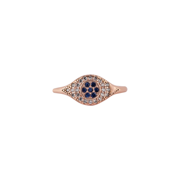 Ave Evil Eye Rose Gold Ring for her