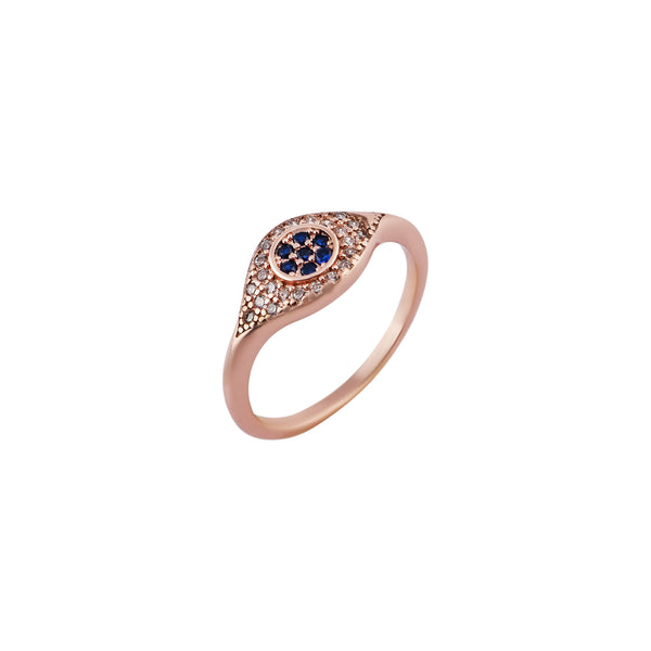 Ave Evil Eye Rose Gold Ring for her