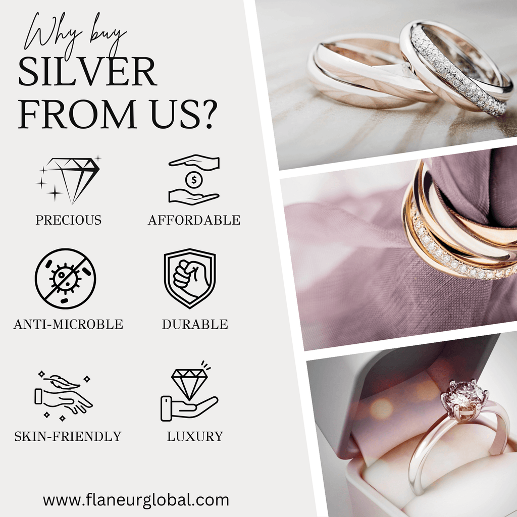 Silver Sapphire Bloom Earrings - Flâneur Global® | FG | 925 Fine Silver Jewelry & Accessories