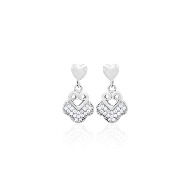 Silver Heart Drops - Flâneur Global® | FG | 925 Fine Silver Jewelry & Accessories