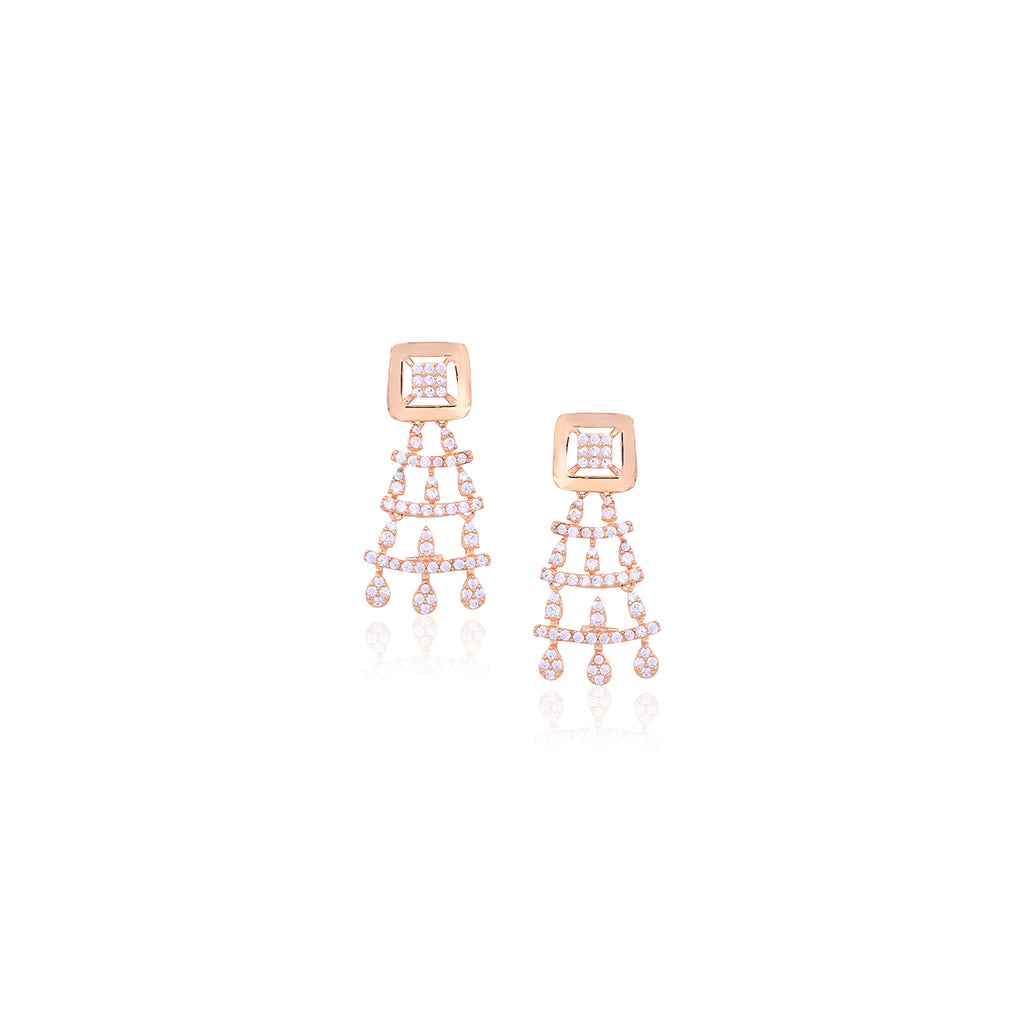 Silver Royal Chandelier Earrings - Flâneur Global® | FG | 925 Fine Silver Jewelry & Accessories