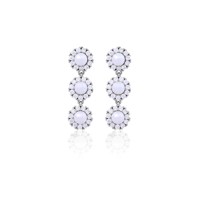 Silver & Rose Gold Multi-Purpose Chain Earrings for Her - Flâneur Global® | FG | 925 Fine Silver Jewelry & Accessories