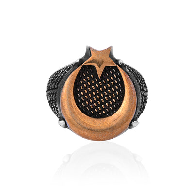 Silver Crescent Star Ring - Flâneur Global® | FG | 925 Fine Silver Jewelry & Accessories