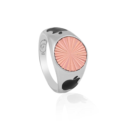 Silver Dual-Tone Radiance Ring - Flâneur Global® | FG | 925 Fine Silver Jewelry & Accessories