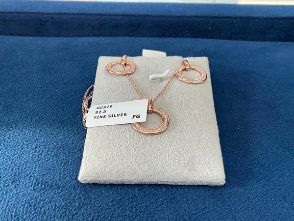 WOMEN'S PENDANT SET WITH CHAIN