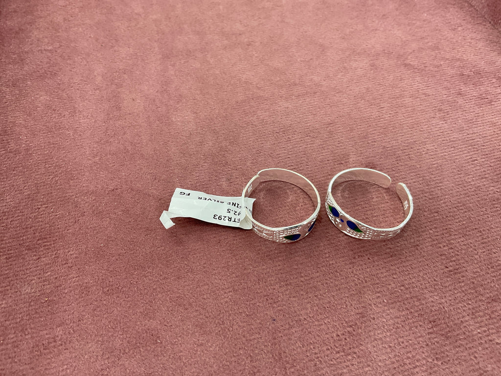 TOE RING WHITE 54