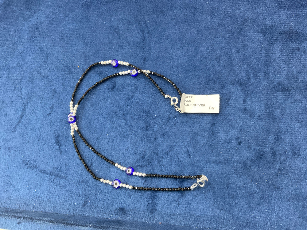 Evil Eye Anklet Double