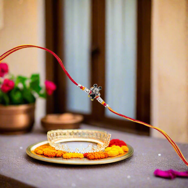 special bond of Raksha Bandhan with this small Mickey Mouse Rakhi