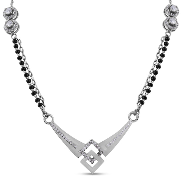 GeoGrace Mangalsutra – Dual Chain Modern Elegance