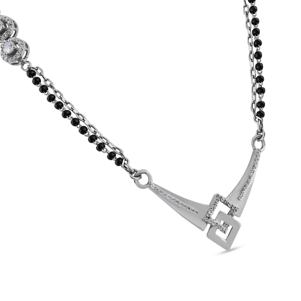 GeoGrace Mangalsutra – Dual Chain Modern Elegance