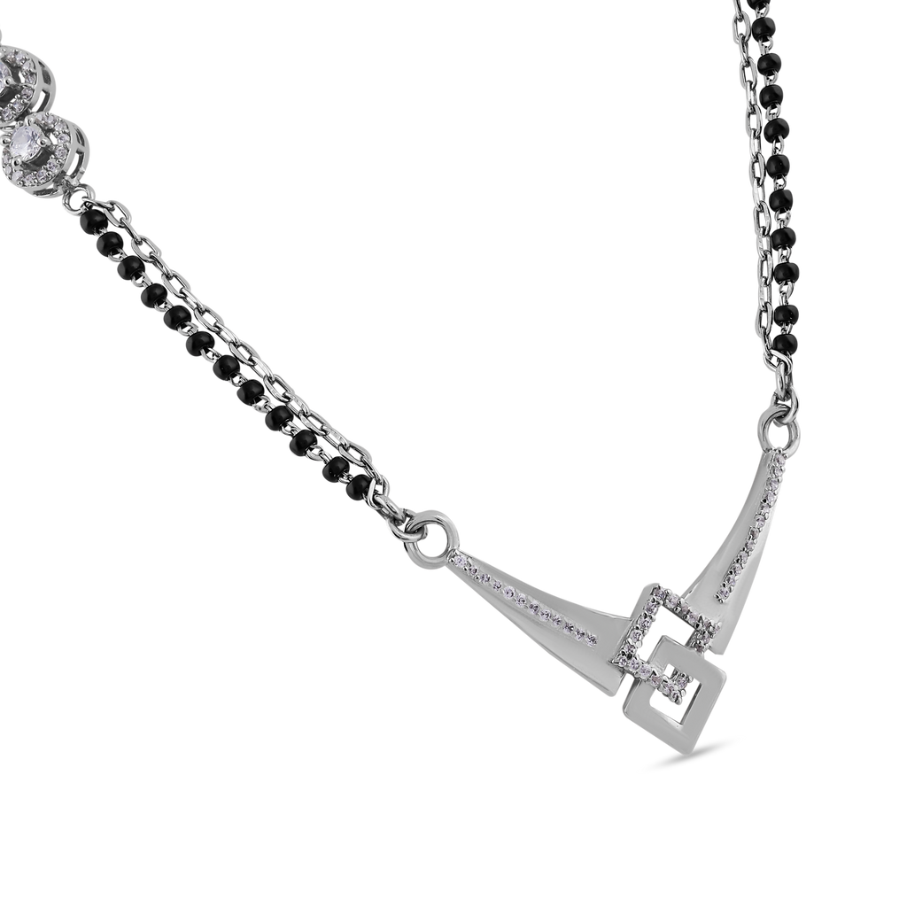 GeoGrace Mangalsutra – Dual Chain Modern Elegance