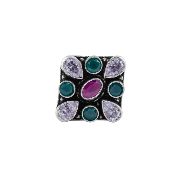 Traditional Oxidized Silver Toe Rings – Set