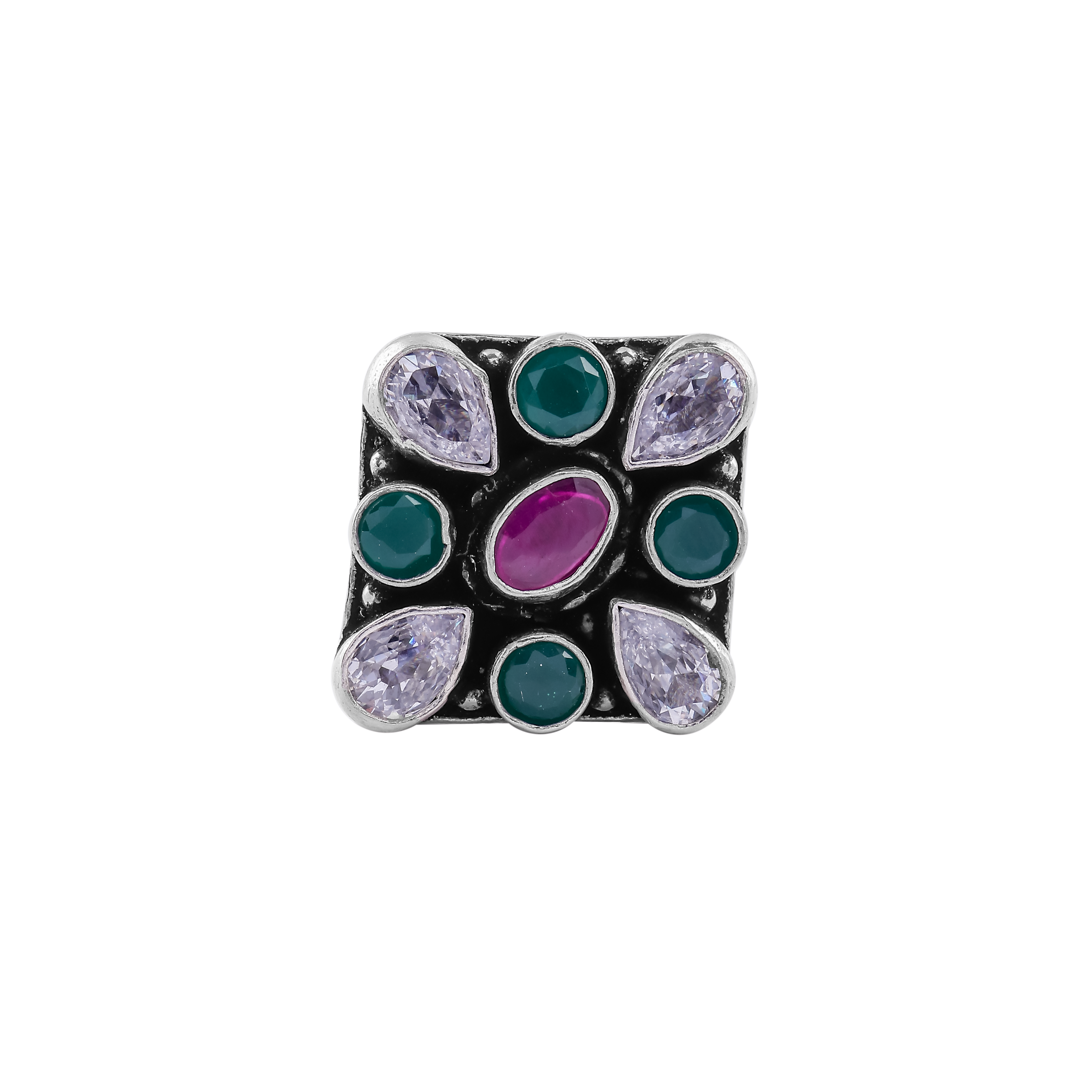 Traditional Oxidized Silver Toe Rings – Set