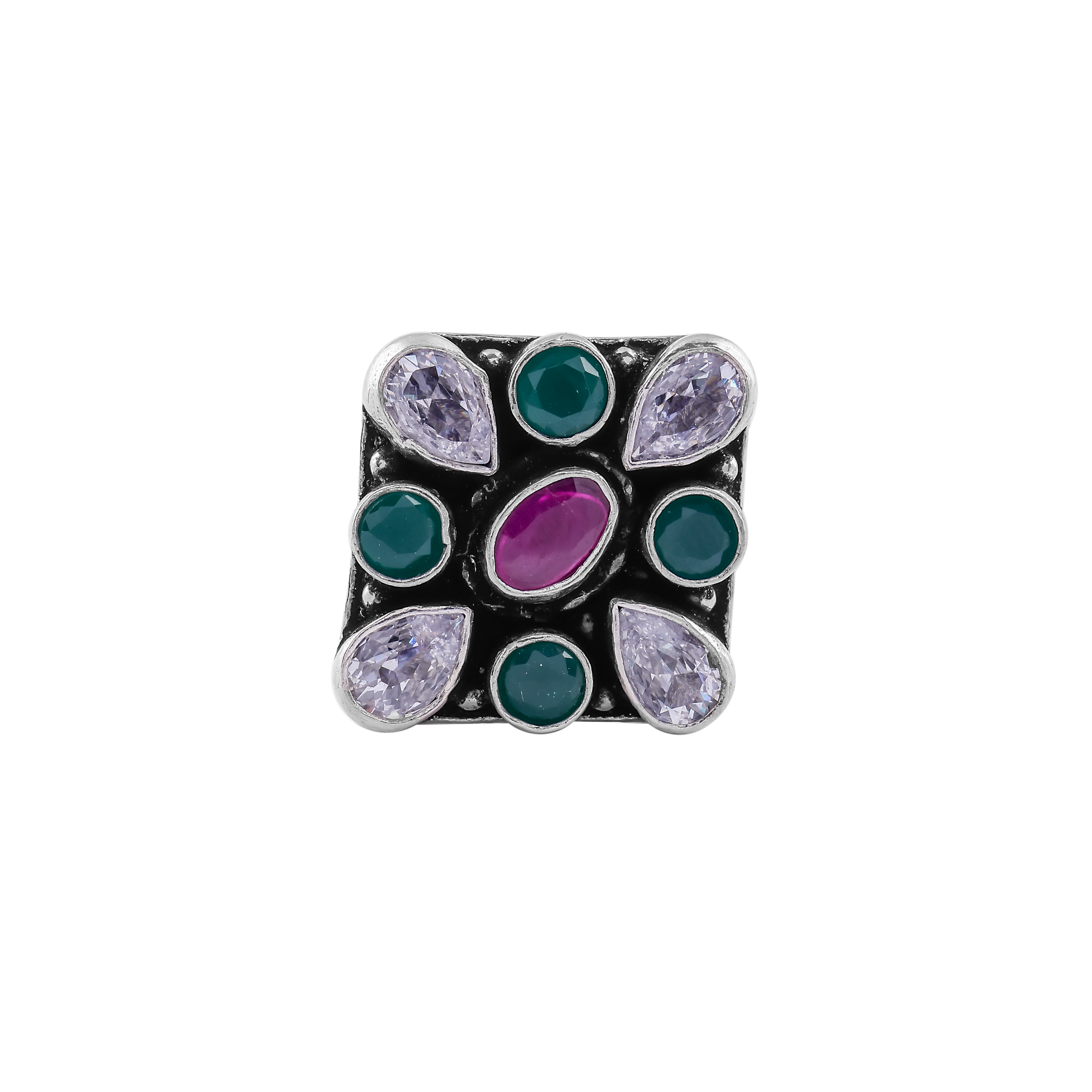 Traditional Oxidized Silver Toe Rings – Set