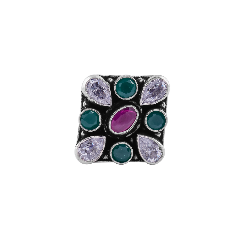 Traditional Oxidized Silver Toe Rings – Set