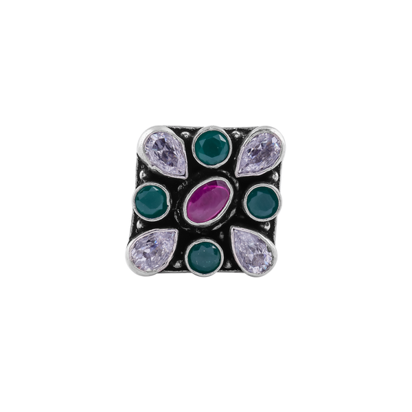Traditional Oxidized Silver Toe Rings – Set