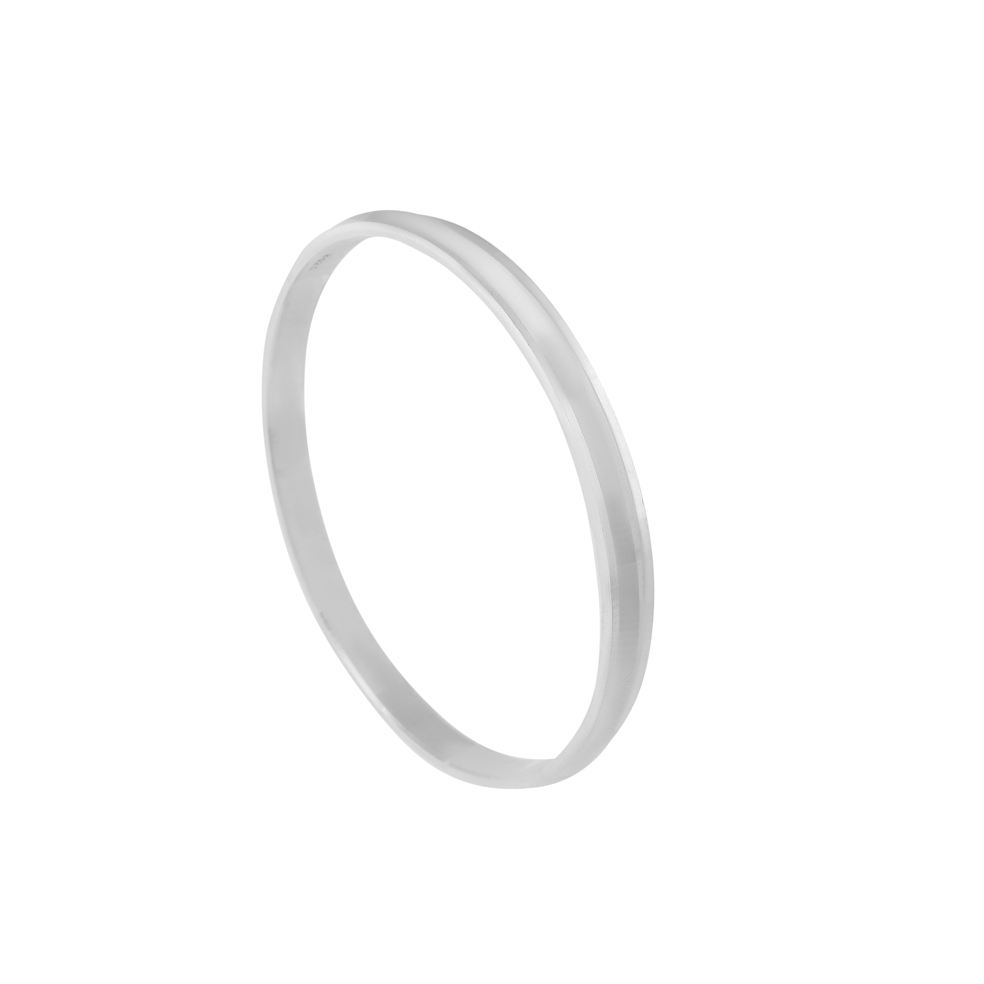Bold Silver Men's Kada