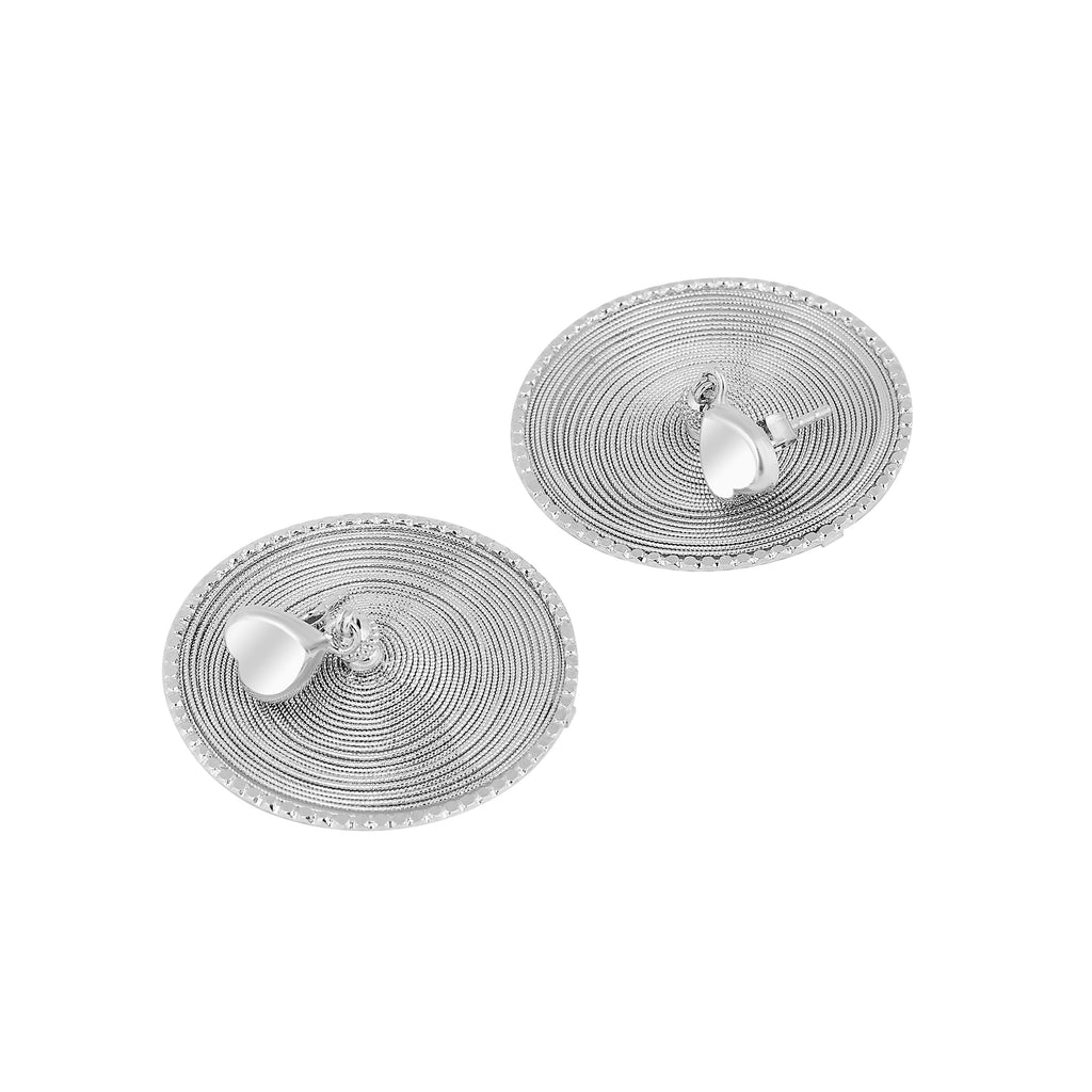 Heart Stud Conical Wire Loop Earrings - Flâneur Global® | FG | 925 Fine Silver Jewelry & Accessories 