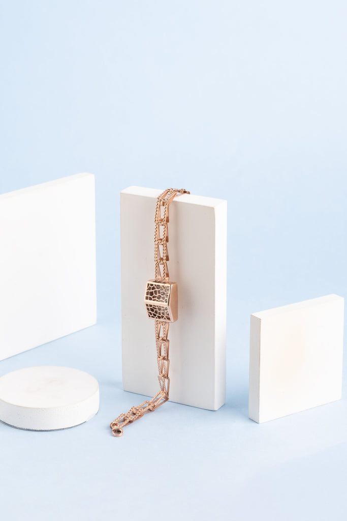 Gold Lattice Bracelet