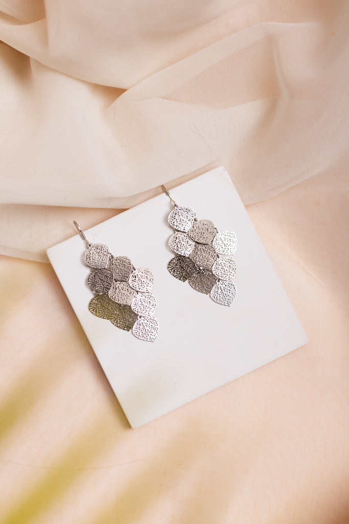 Cascading Leaf Earrings