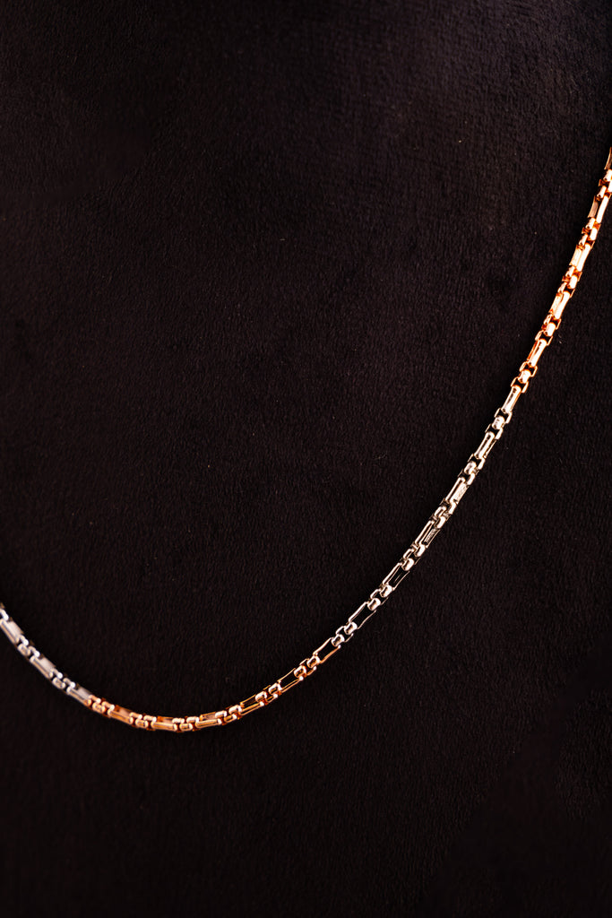 Two-Tone Link Chain Necklace
