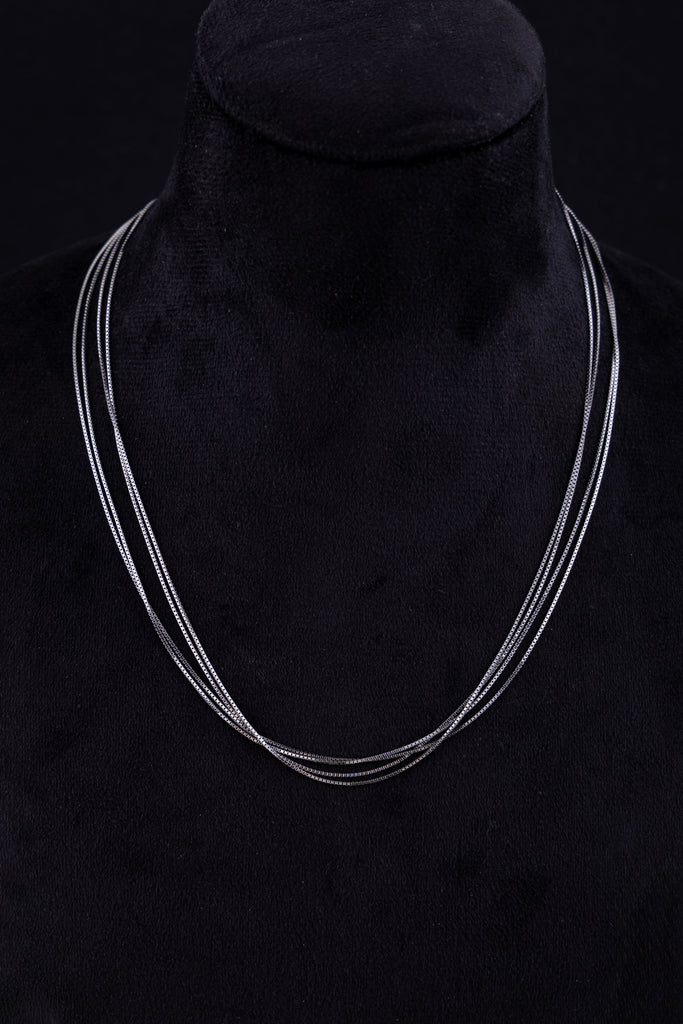 Sterling Silver Layered Necklace