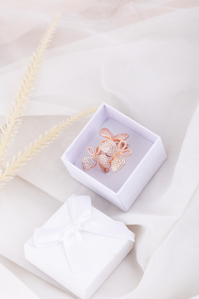 Rose Gold Butterfly Ring