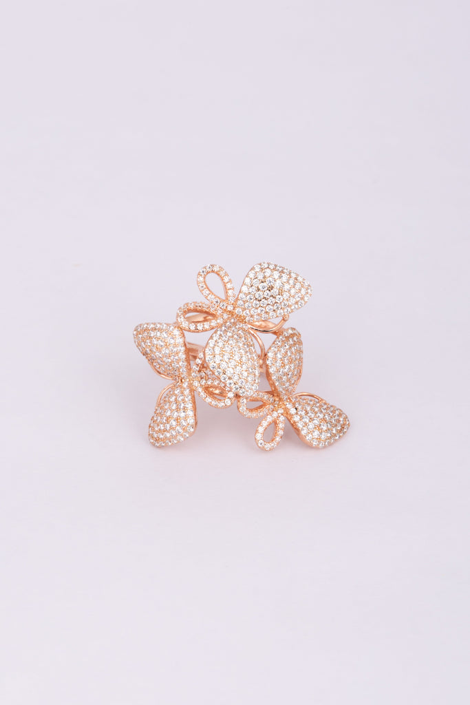 Rose Gold Butterfly Ring