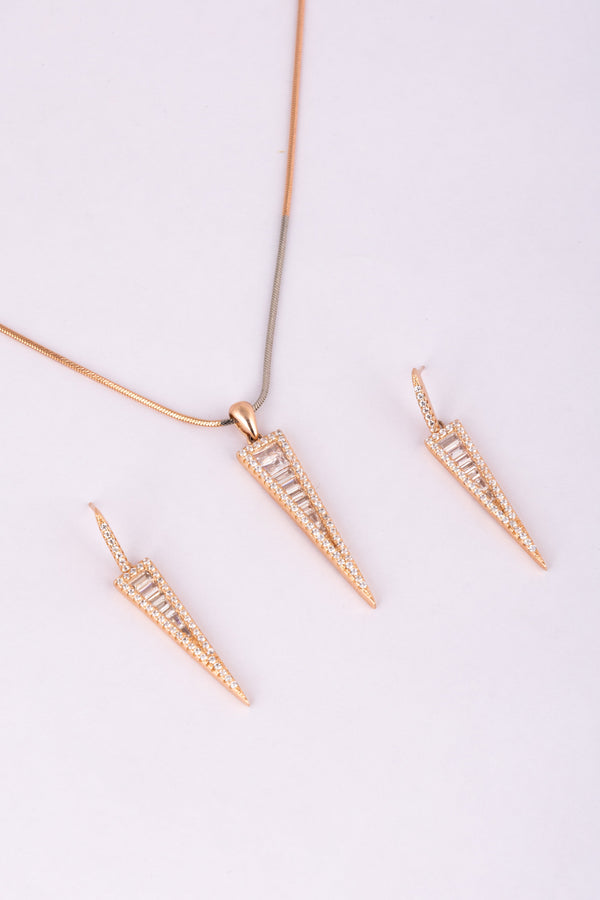 Gold and Diamond Triangle Set