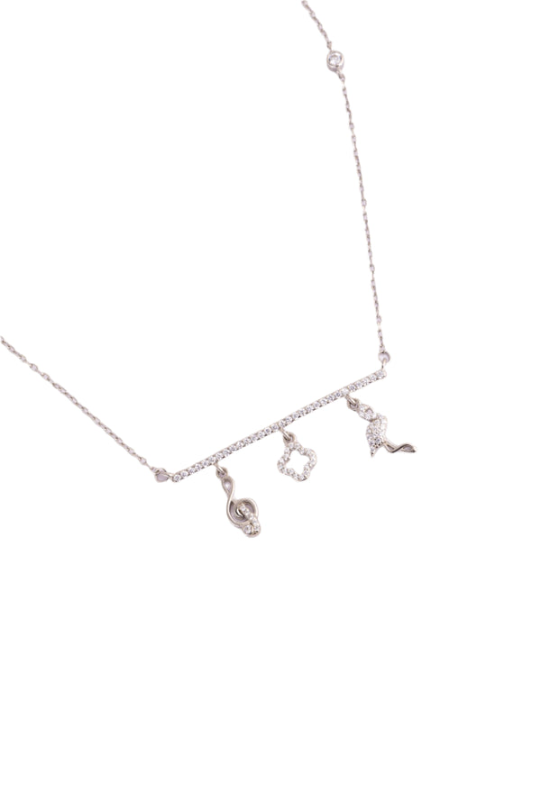 Sterling Silver Charm Necklace