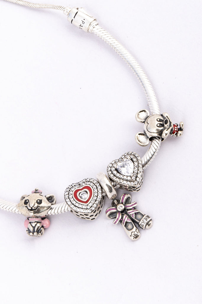 Sterling Silver Animal Charm Bracelet