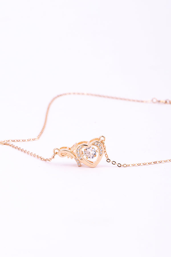 Heart Infinity Pendant Necklace