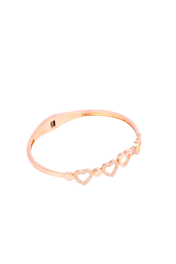 Rose Gold Heart Bracelet