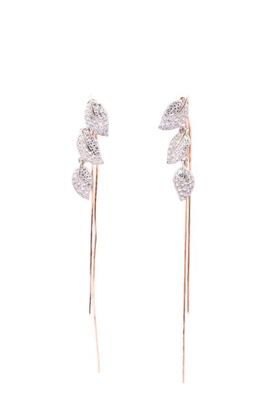 Cascading Leaf Earrings