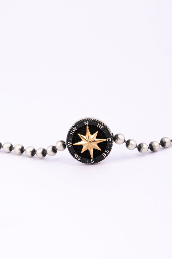 Compass Star Charm Bracelet