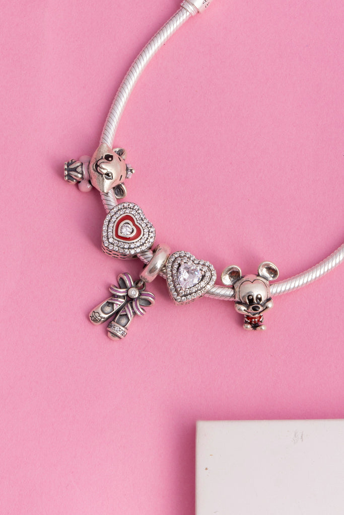Sterling Silver Animal Charm Bracelet