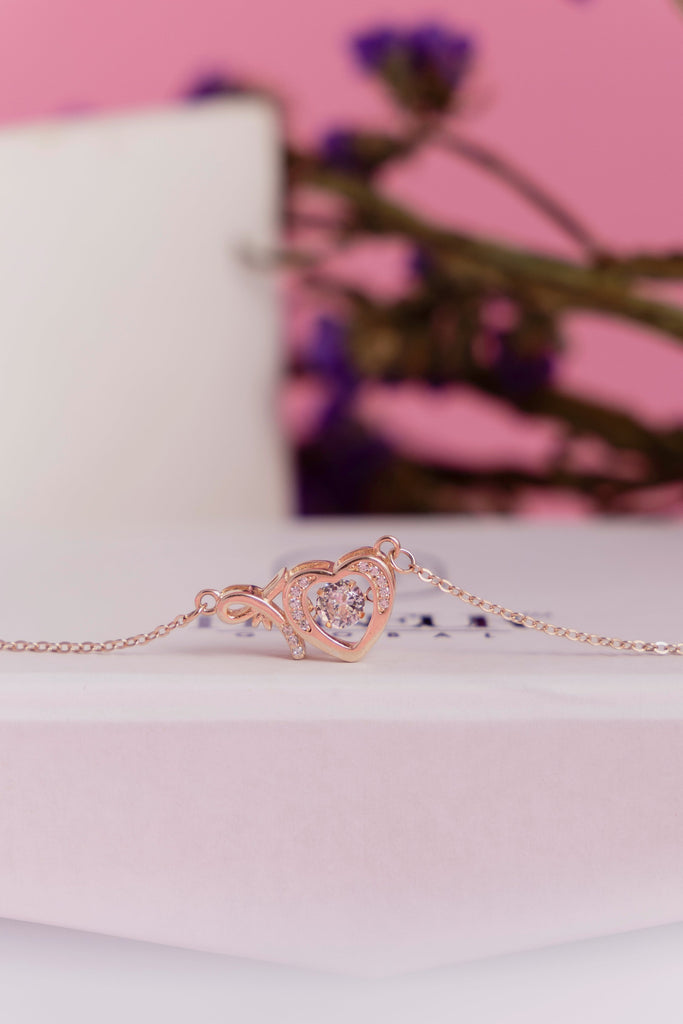 Heart Infinity Pendant Necklace