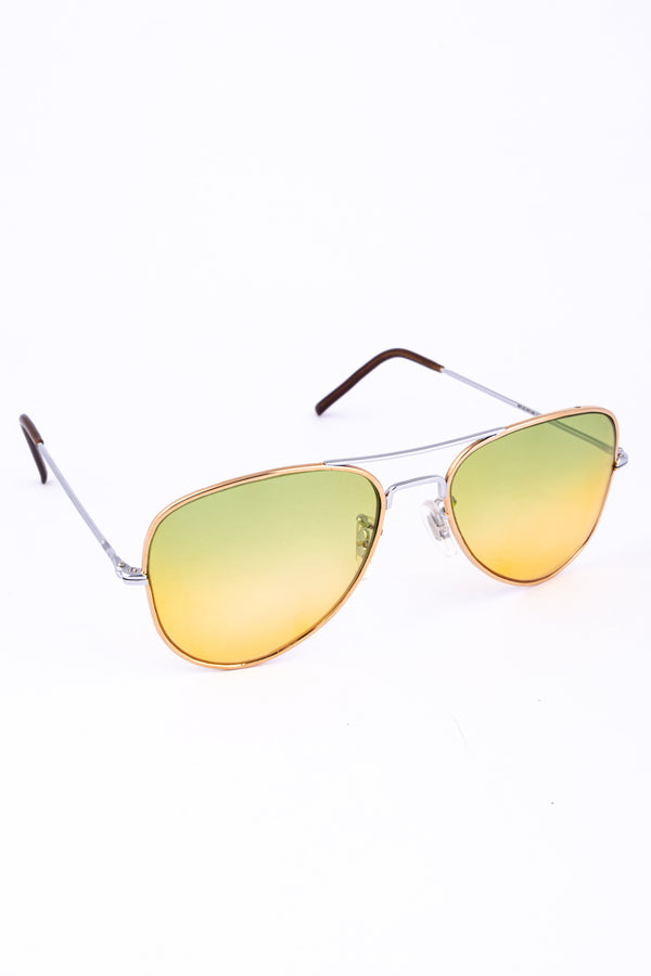 Gradient Aviator Sunglasses