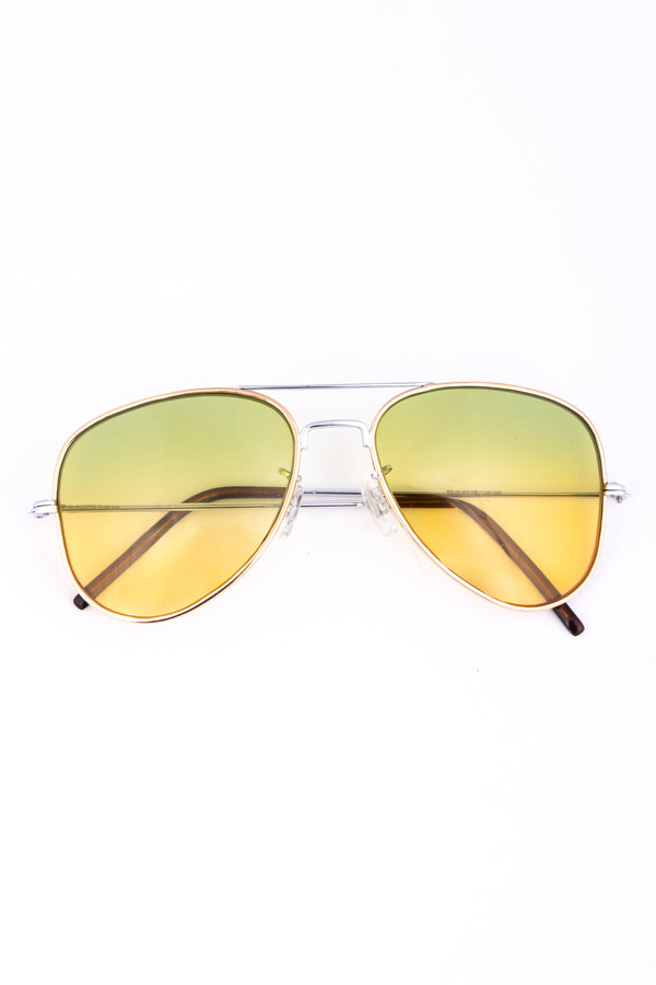 Gradient Aviator Sunglasses
