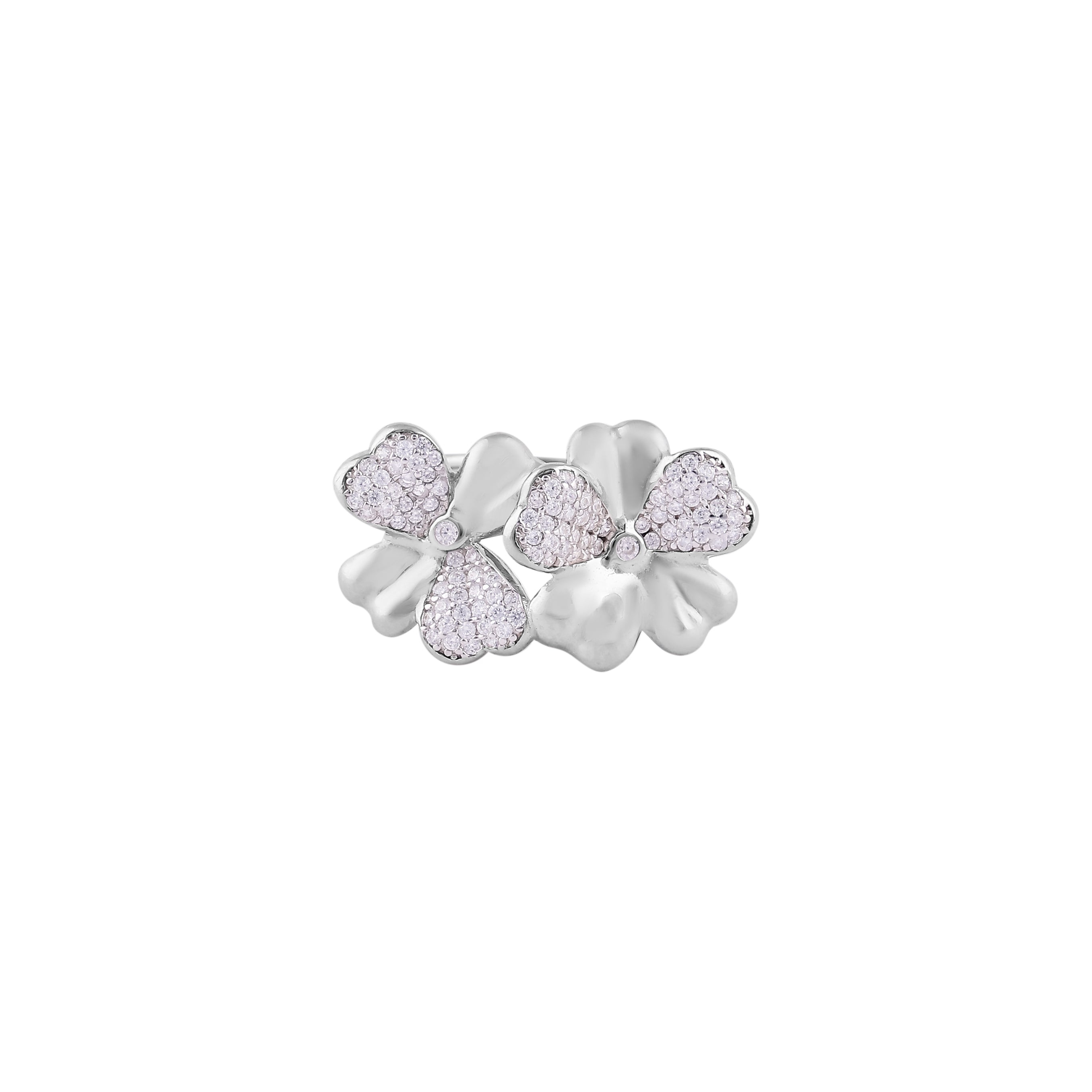Van Cleef & Arpels Frivole Inspired Silver Ring for her