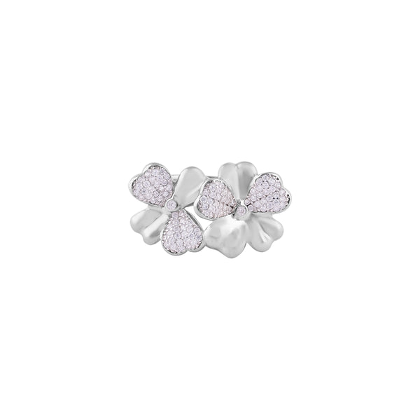 Van Cleef & Arpels Frivole Inspired Silver Ring for her